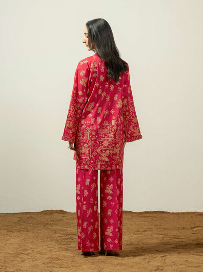 Cambric Co-ord Set-Paste Print (Pret)