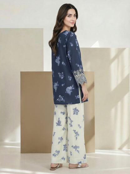 Lawn Co-ord Set- Embroidered