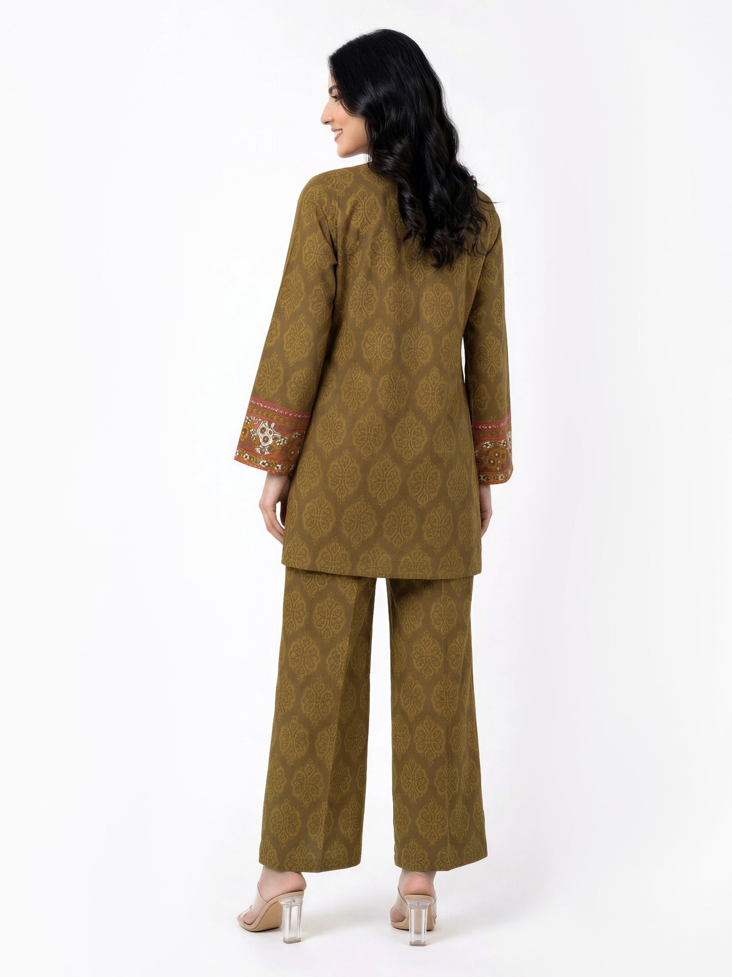 2 Piece Cambric Suit- Embroidered (Pret)