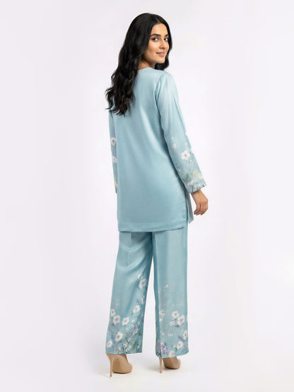 Silk Co-ord set- Embroidered