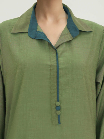 2 Piece Chambray Suit (Pret)