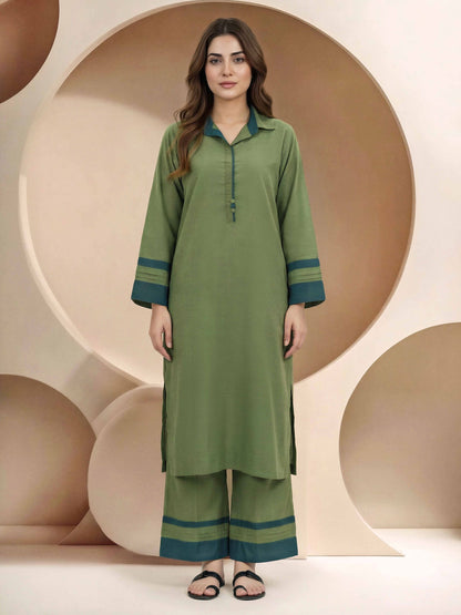 2 Piece Chambray Suit (Pret)