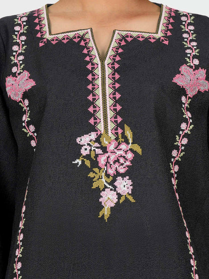 Lawn Texture Kurti- Embroidered (Pret)