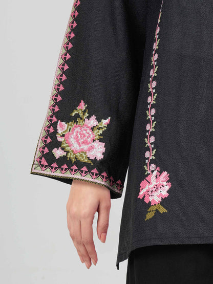 Lawn Texture Kurti- Embroidered (Pret)
