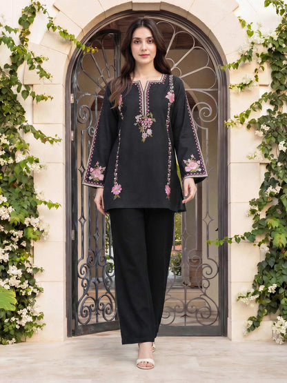 Lawn Texture Kurti- Embroidered (Pret)