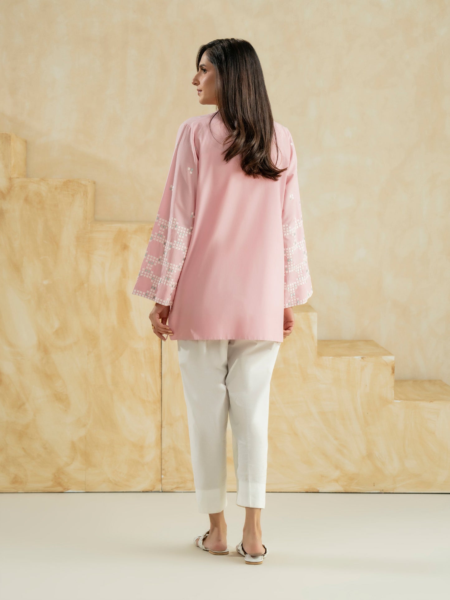 Viscose Kurti-Embroidered (Pret)