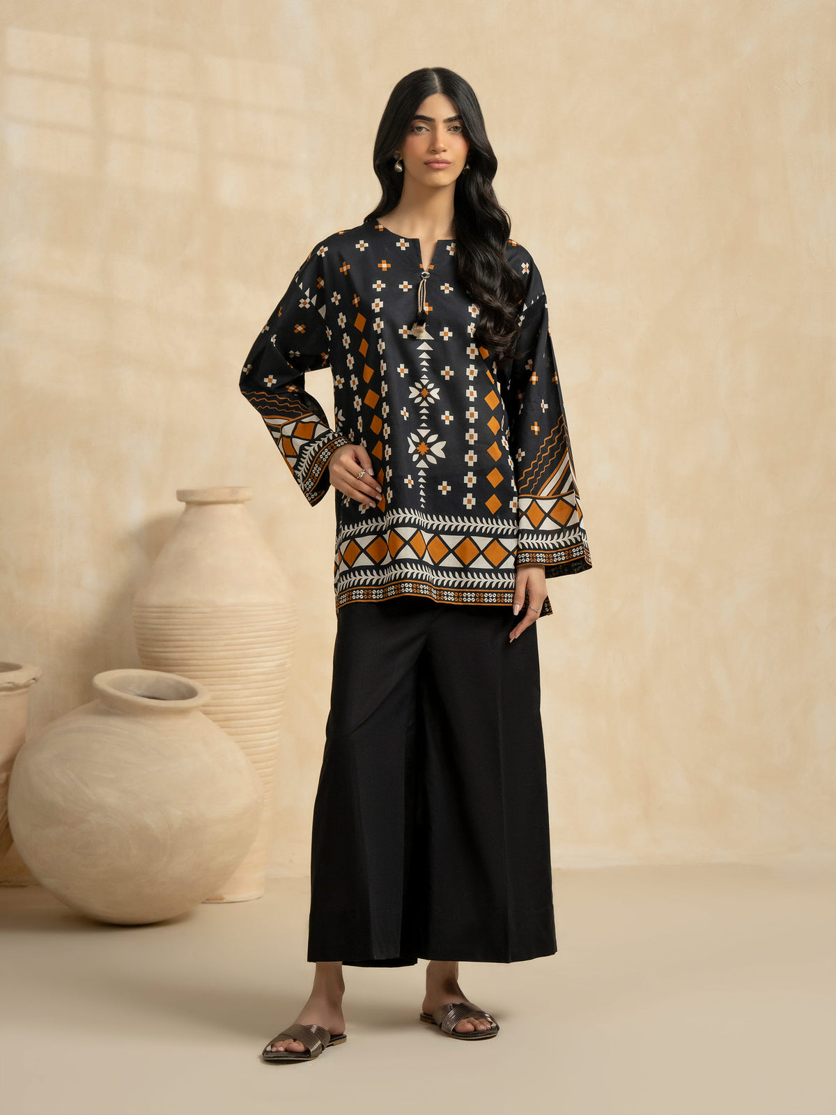 Lawn Top-Printed (Pret)
