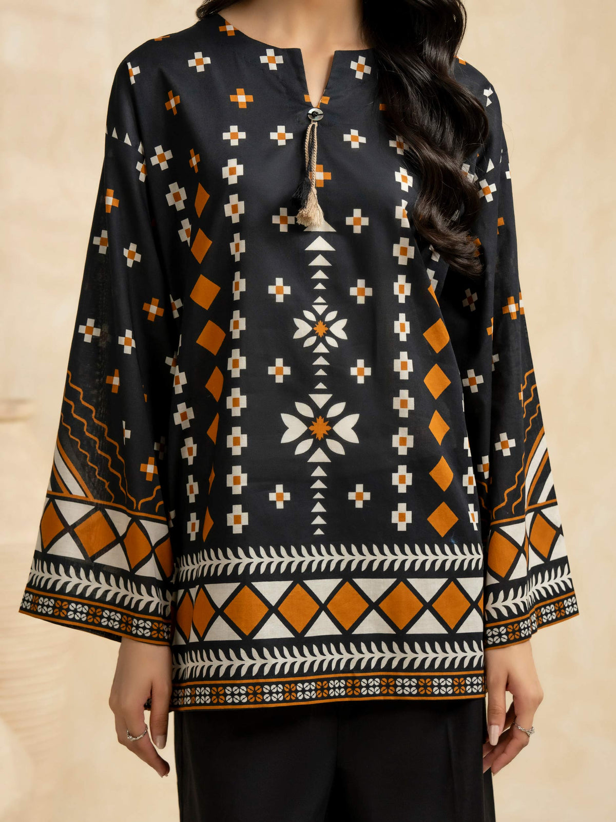 Lawn Top-Printed (Pret)