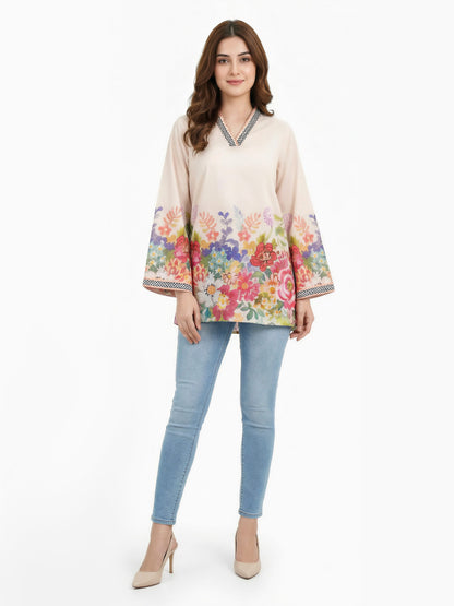 Lawn Kurti- Embroidered (Pret)