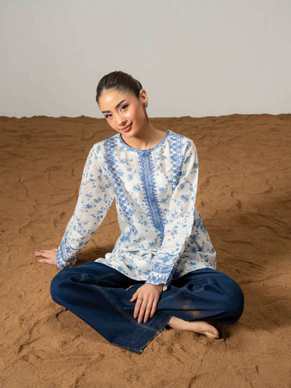 Lawn Kurti-Embroidered (Pret)