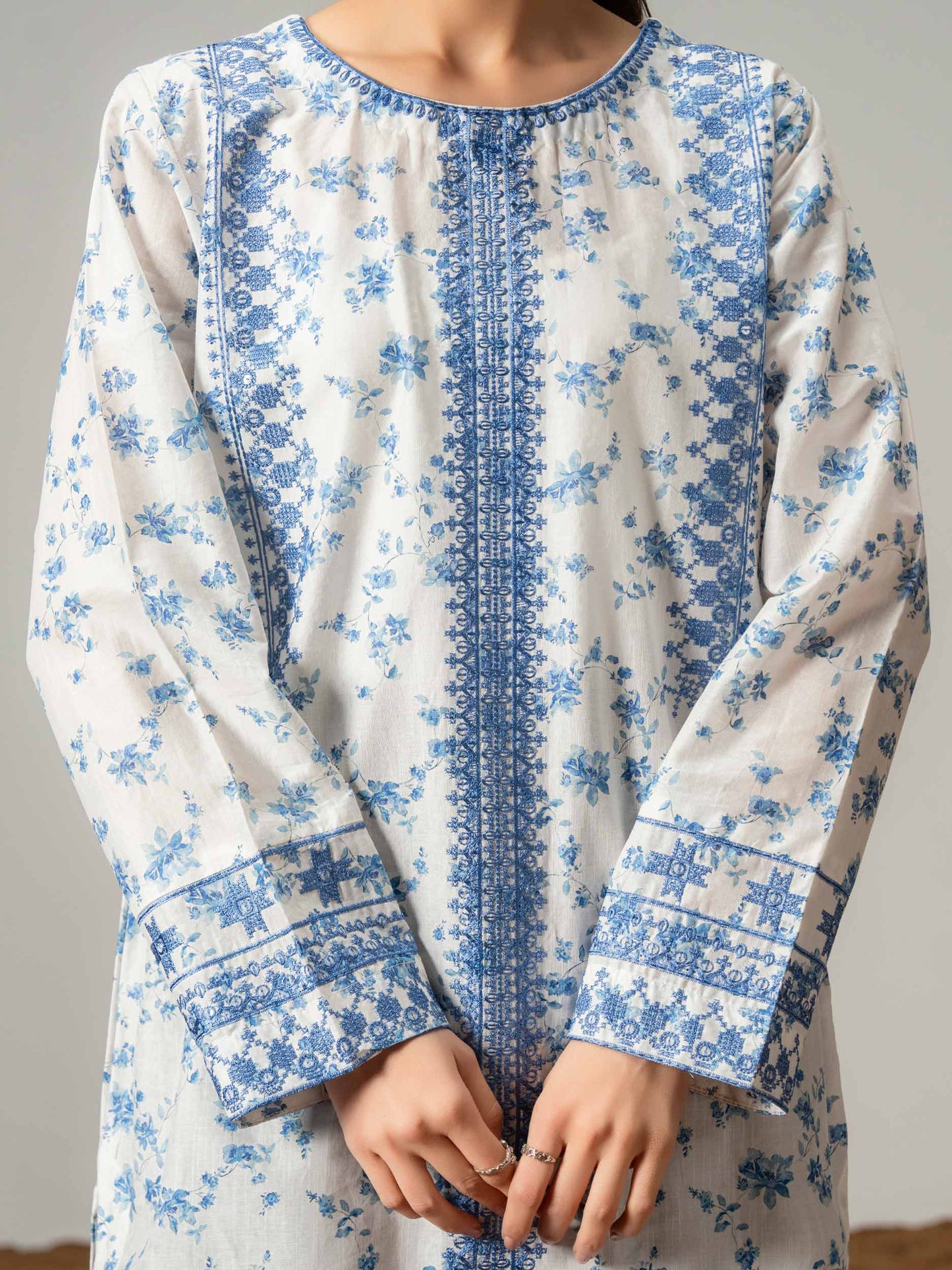 Lawn Kurti-Embroidered (Pret)