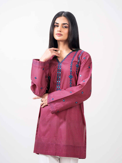 Lawn Kurti- Embroidered (Pret)