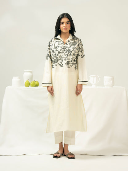 Cambric Shirt-Embroidered (Pret)