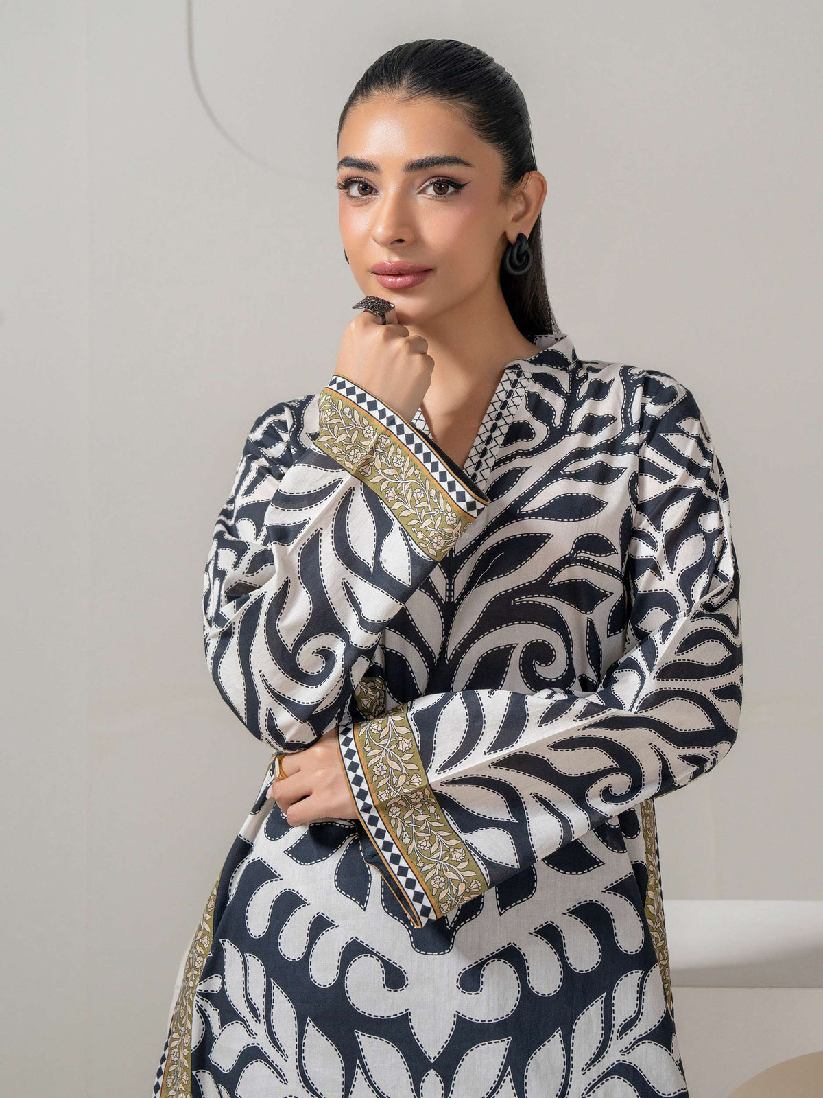 Lawn Top-Printed (Pret)