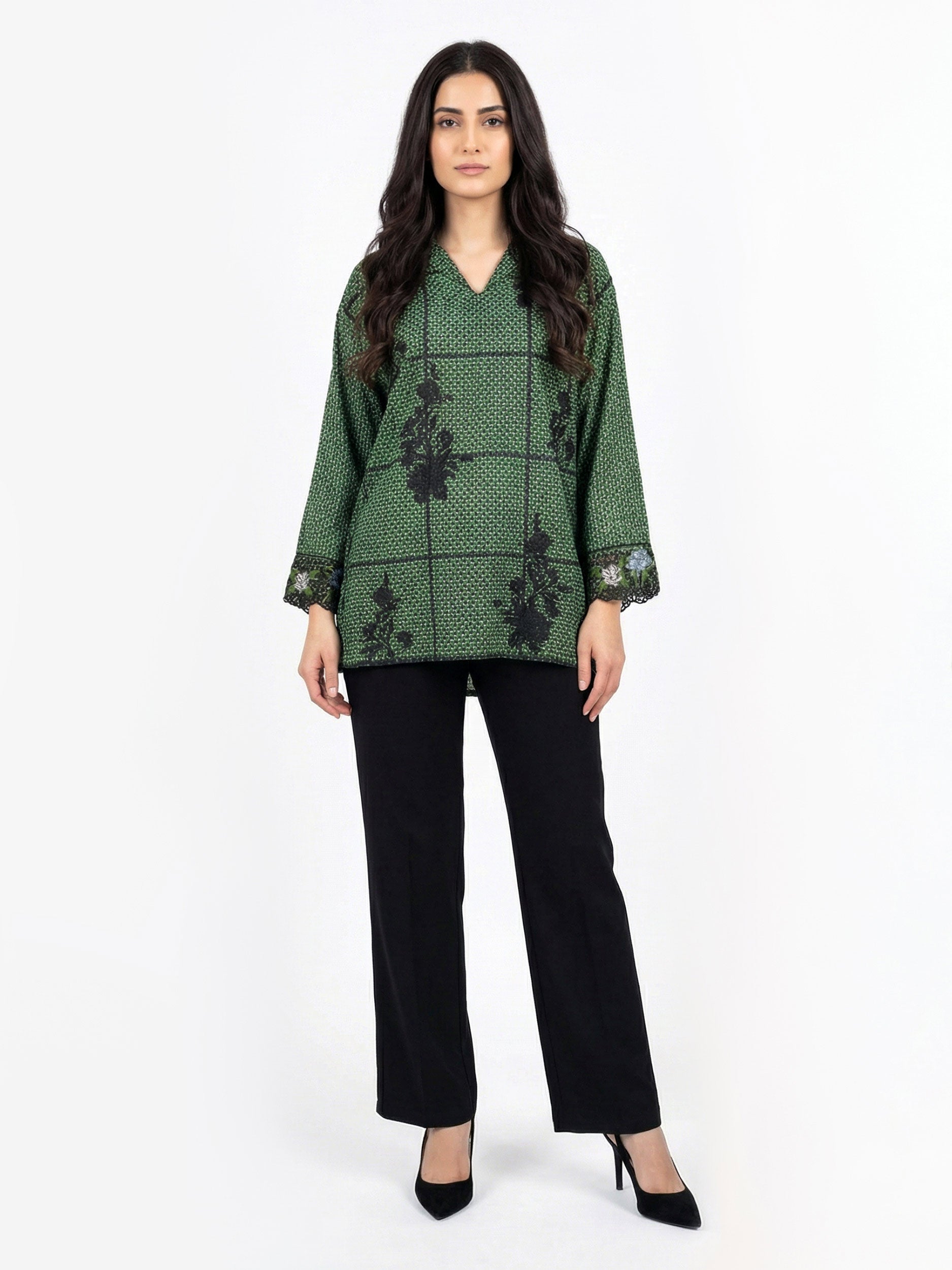 Lawn Kurti- Embroidered (Pret)