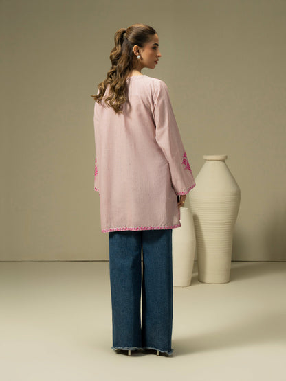 Yarn Dyed Kurti-Embroidered (Pret)