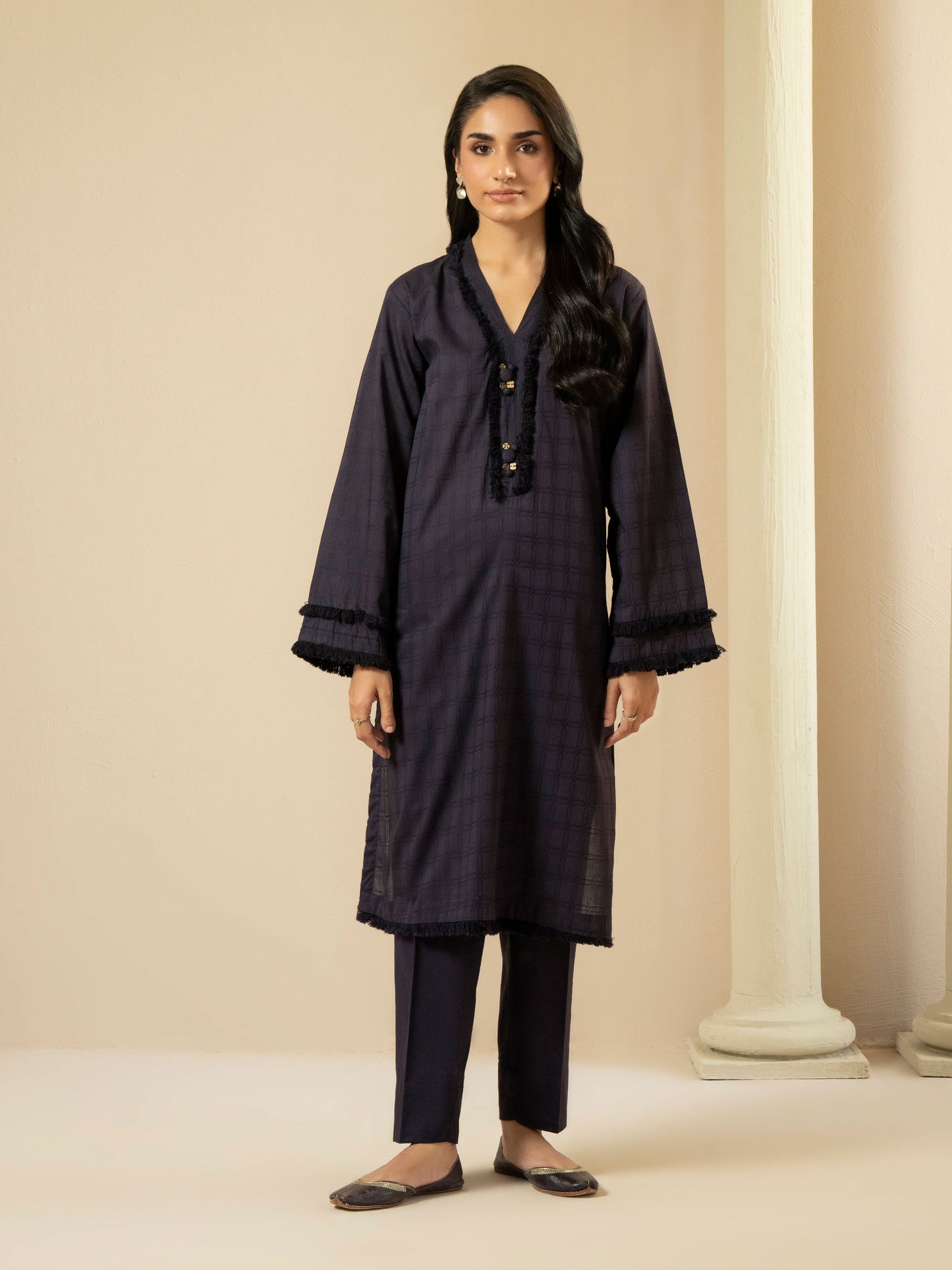 2 Piece Jacquard Suit (Pret)