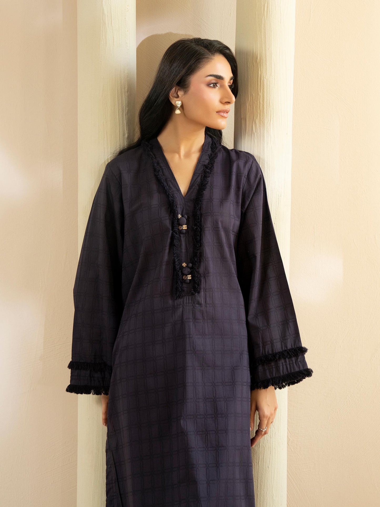 2 Piece Jacquard Suit (Pret)