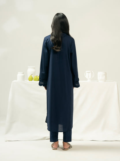 2 Piece Satin Suit-Dyed (Pret)