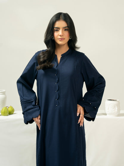 2 Piece Satin Suit-Dyed (Pret)