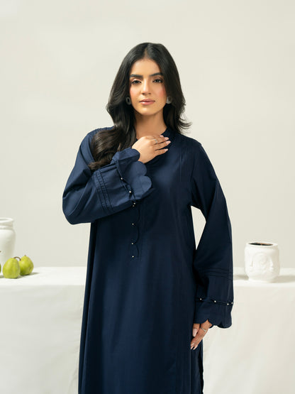 2 Piece Satin Suit-Dyed (Pret)