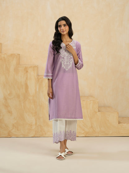 2 Piece Lawn Suit-Embroidered (Pret)