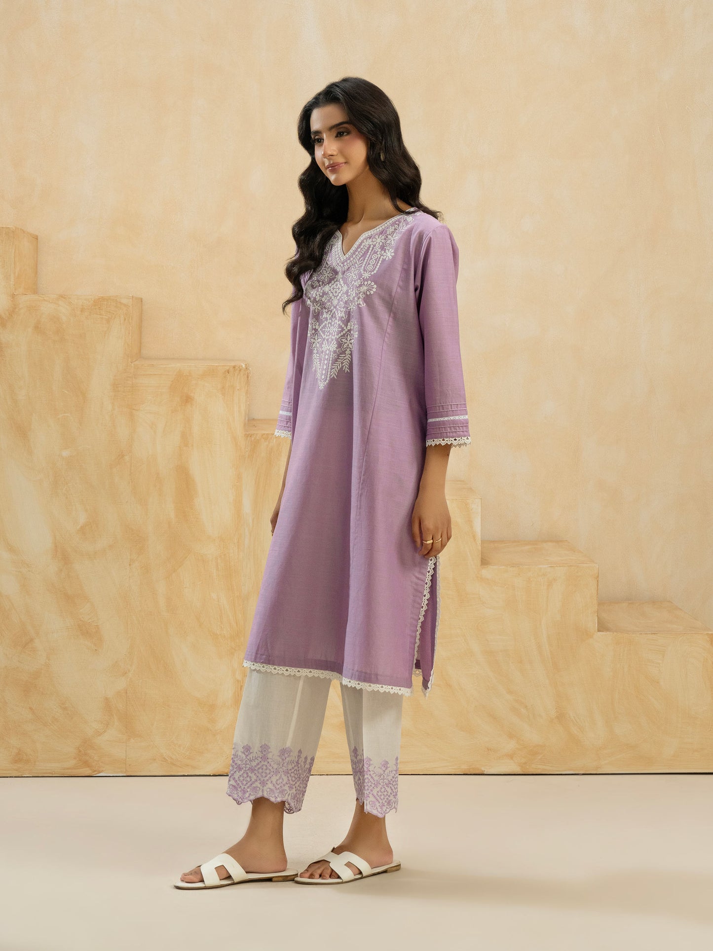 2 Piece Lawn Suit-Embroidered (Pret)