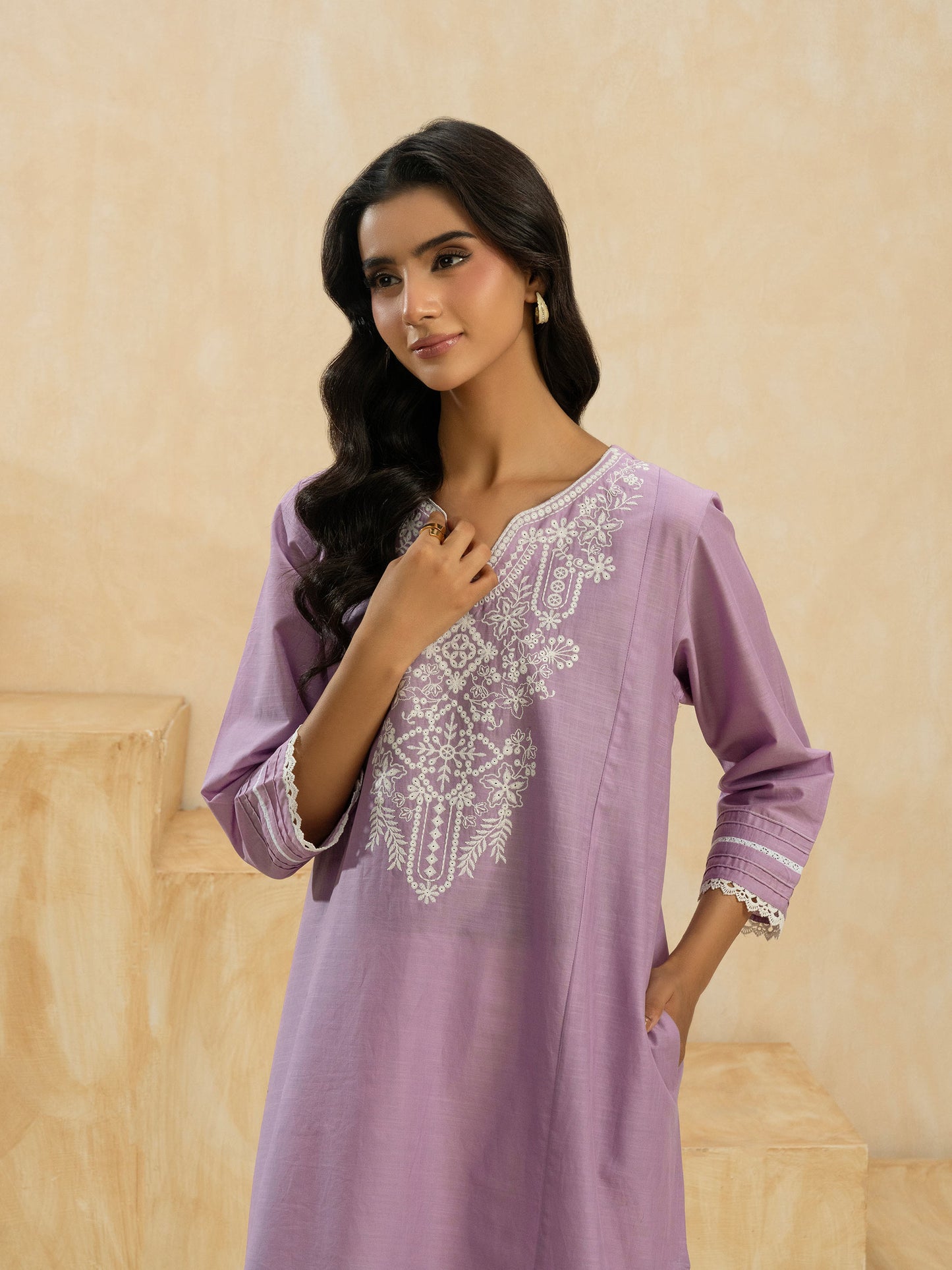 2 Piece Lawn Suit-Embroidered (Pret)