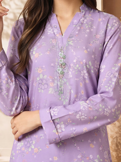 2 Piece Silk Suit- Embellished (Pret)
