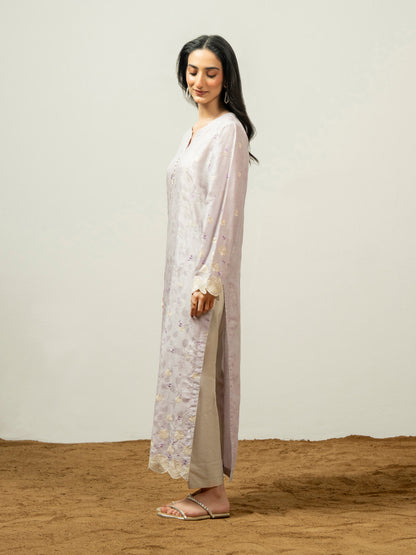 Jacquard Shirt-Embroidered (Pret)