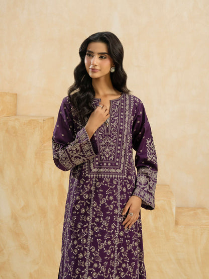 2 Piece Cambric Suit-Embroidered (Pret)