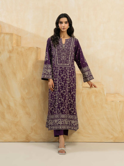 2 Piece Cambric Suit-Embroidered (Pret)