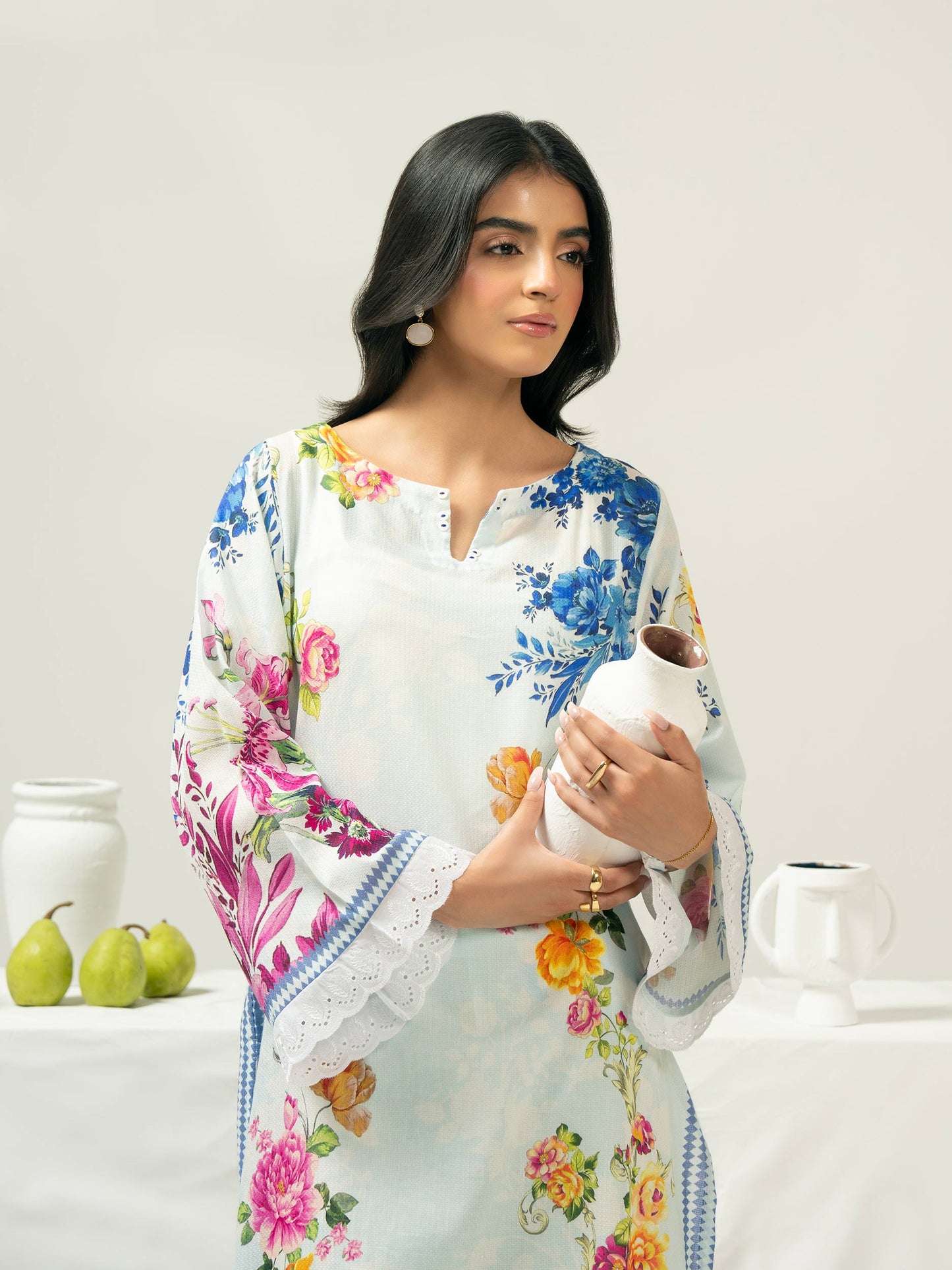 2 Piece Dobby Suit-Printed (Pret)