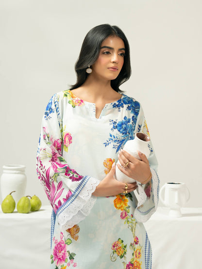 2 Piece Dobby Suit-Printed (Pret)