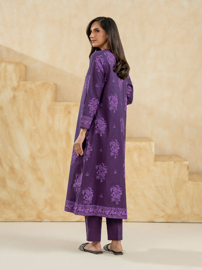 2 Piece Lawn Suit-Emboss Print (Pret)