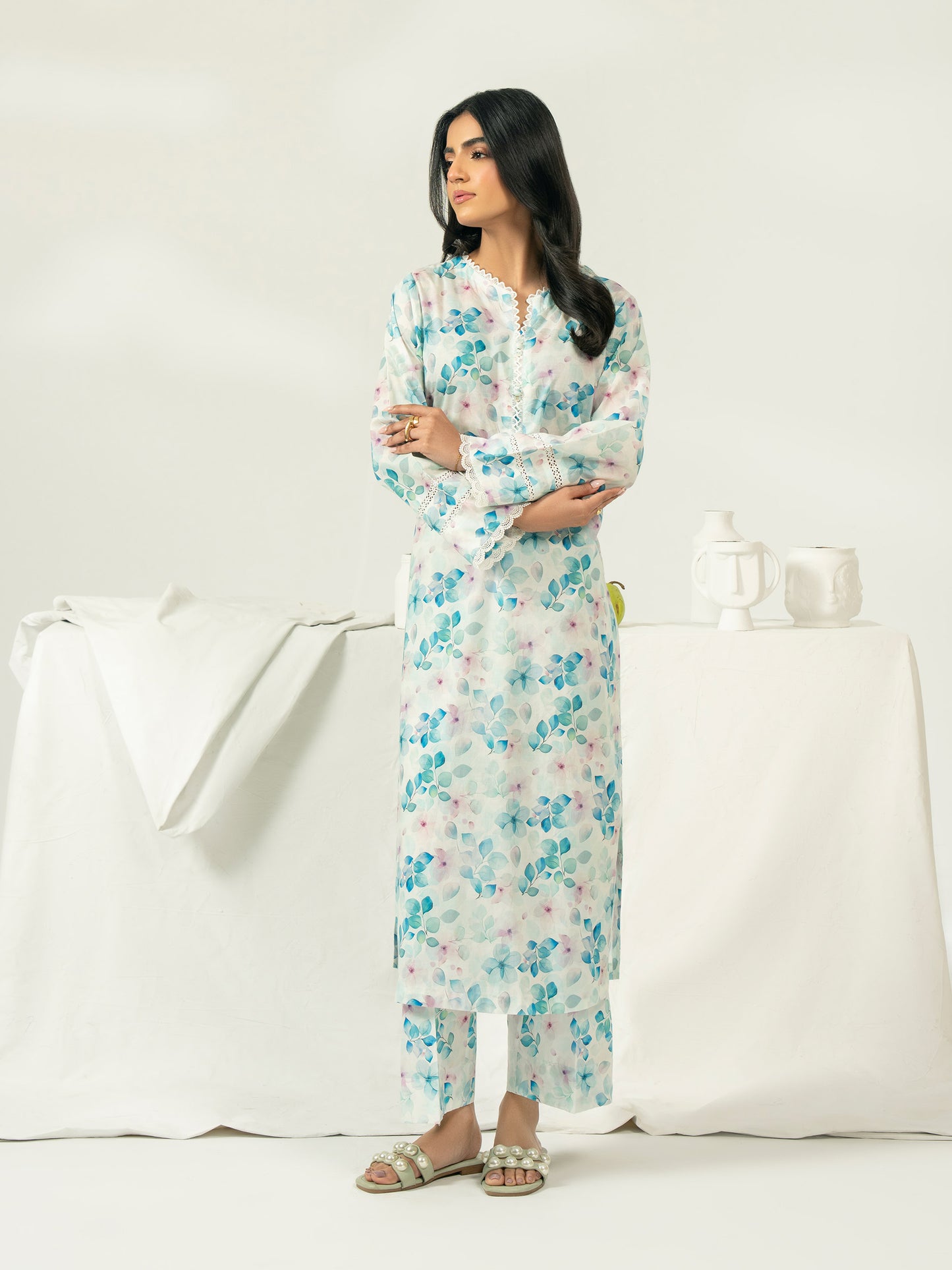 2 Piece Lawn Suit-Printed (Pret)