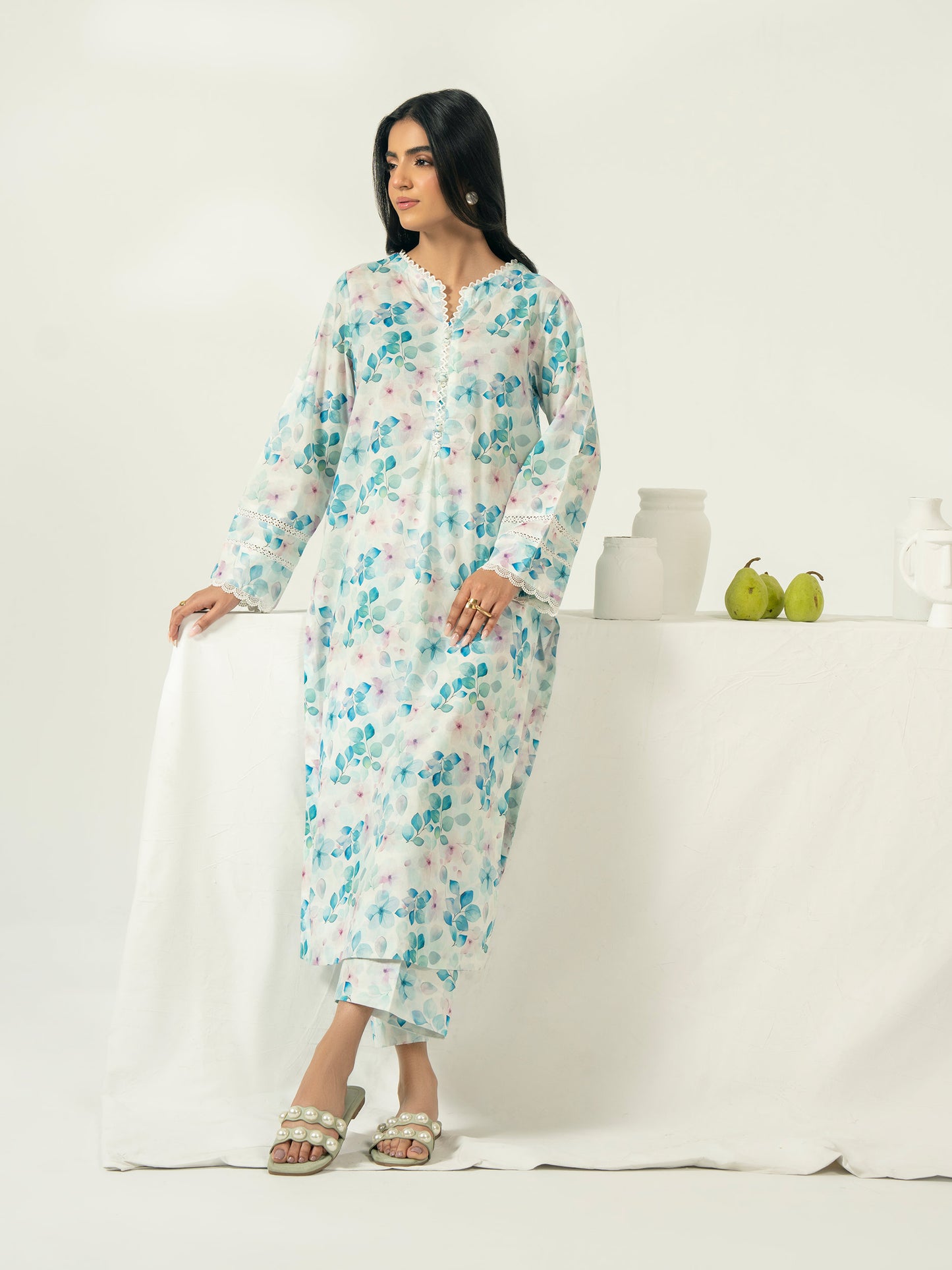 2 Piece Lawn Suit-Printed (Pret)