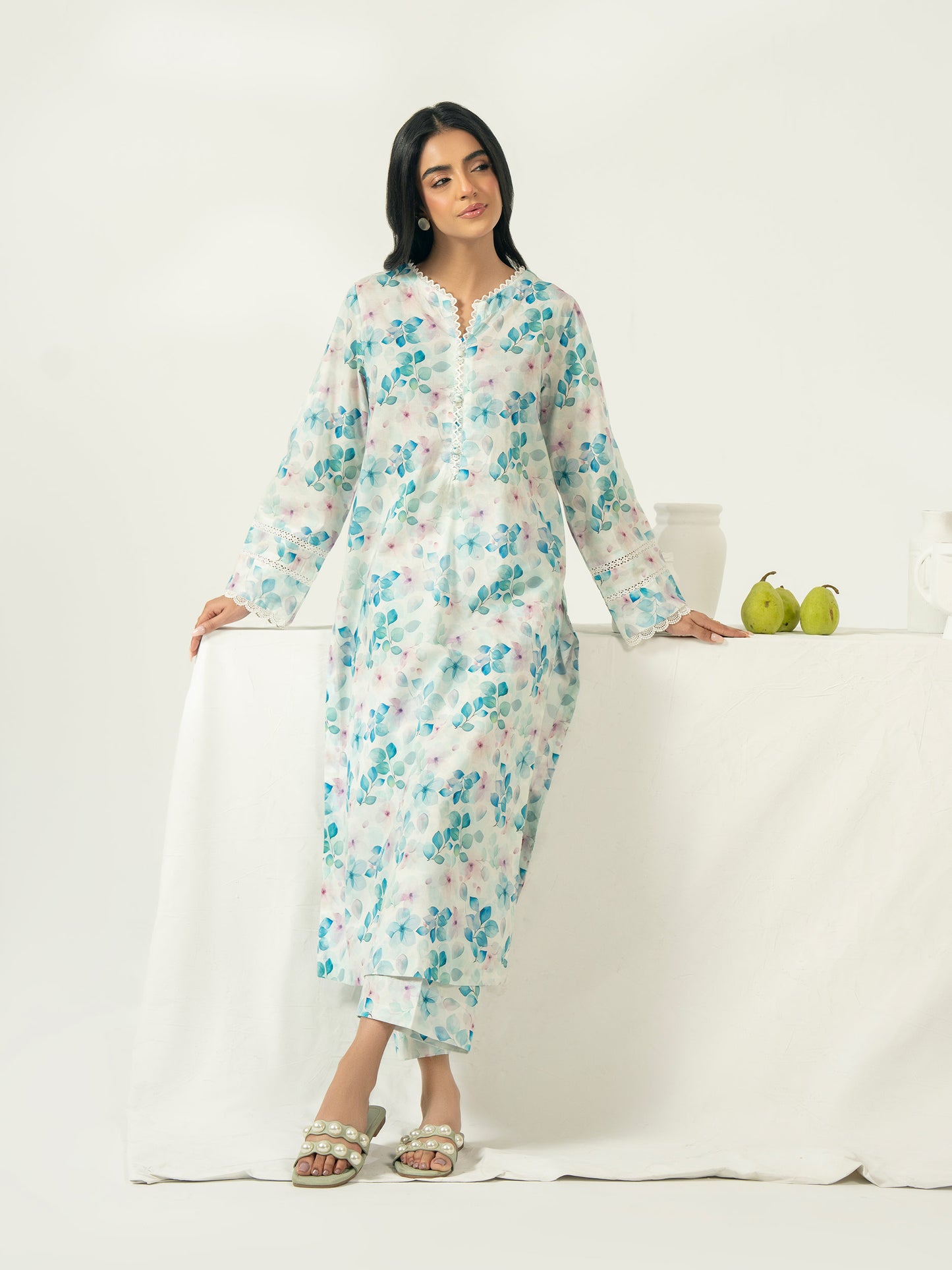 2 Piece Lawn Suit-Printed (Pret)