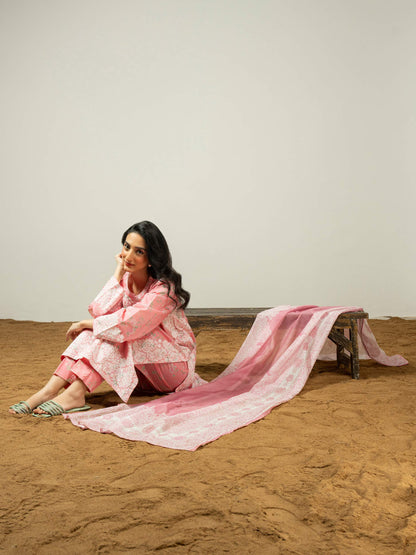 3 Piece Lawn Suit (Pret)