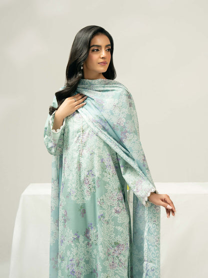 3 Piece Lawn Suit-Paste Print (Pret)