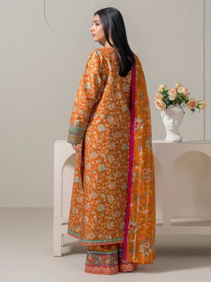 3 Piece Lawn Suit-Embroidered (Pret)