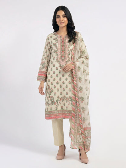 3 Piece Lawn Suit (Pret)