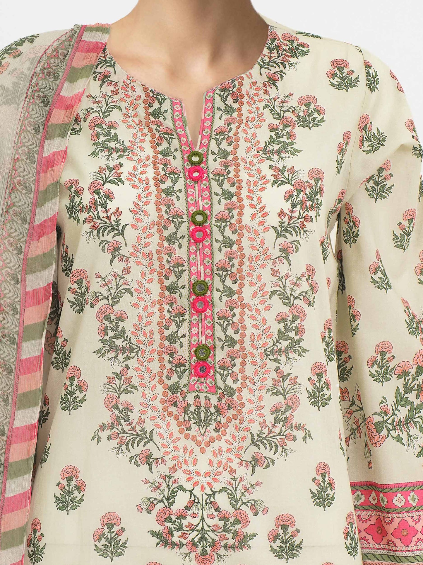 3 Piece Lawn Suit (Pret)