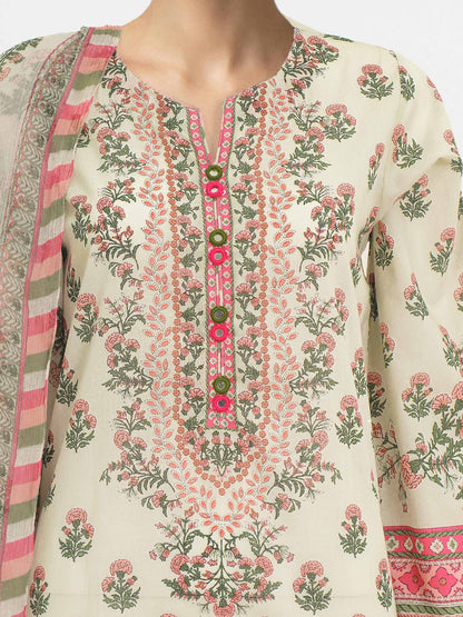 3 Piece Lawn Suit (Pret)