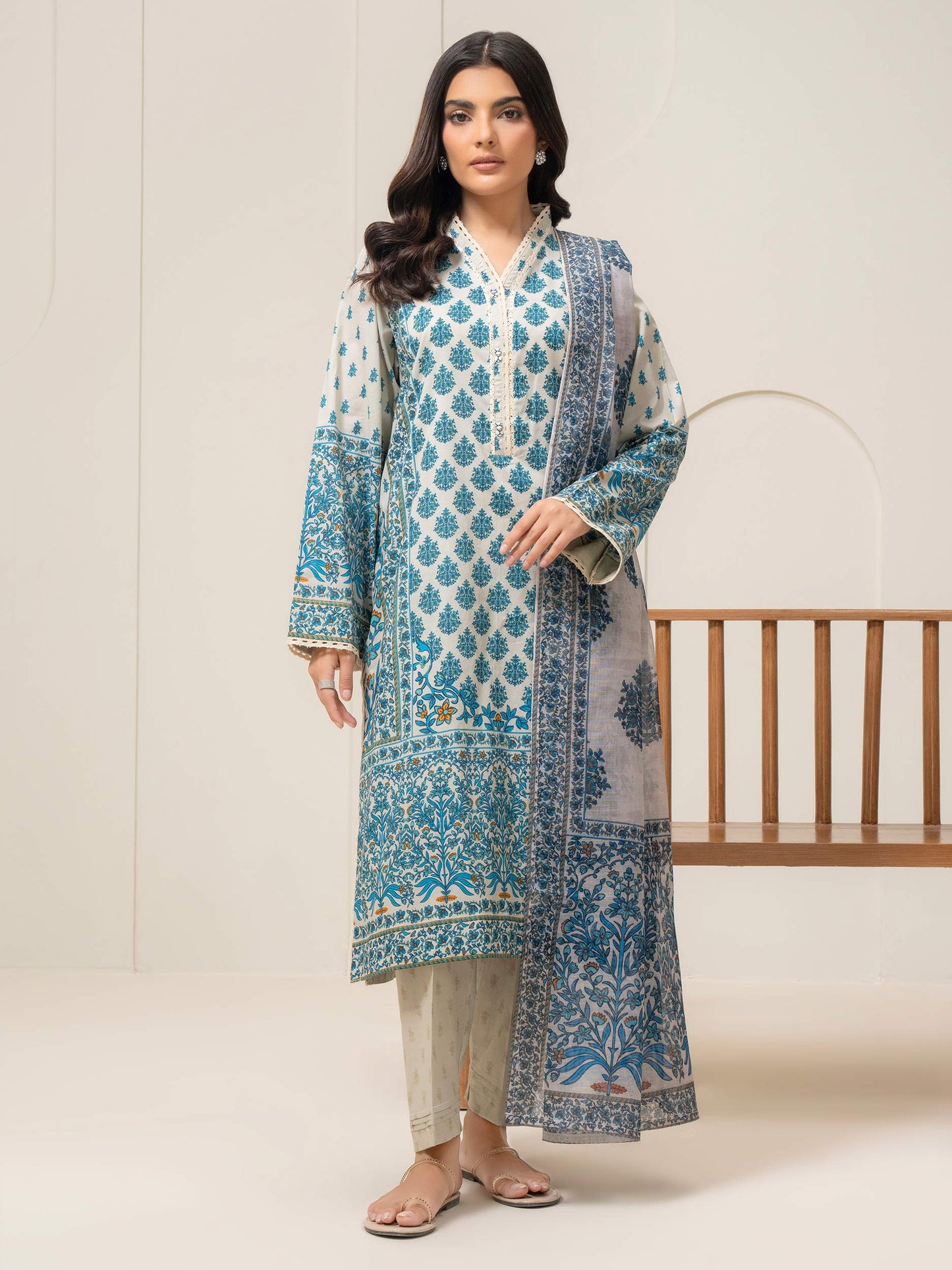 3 Piece Lawn Suit-Printed (Pret)