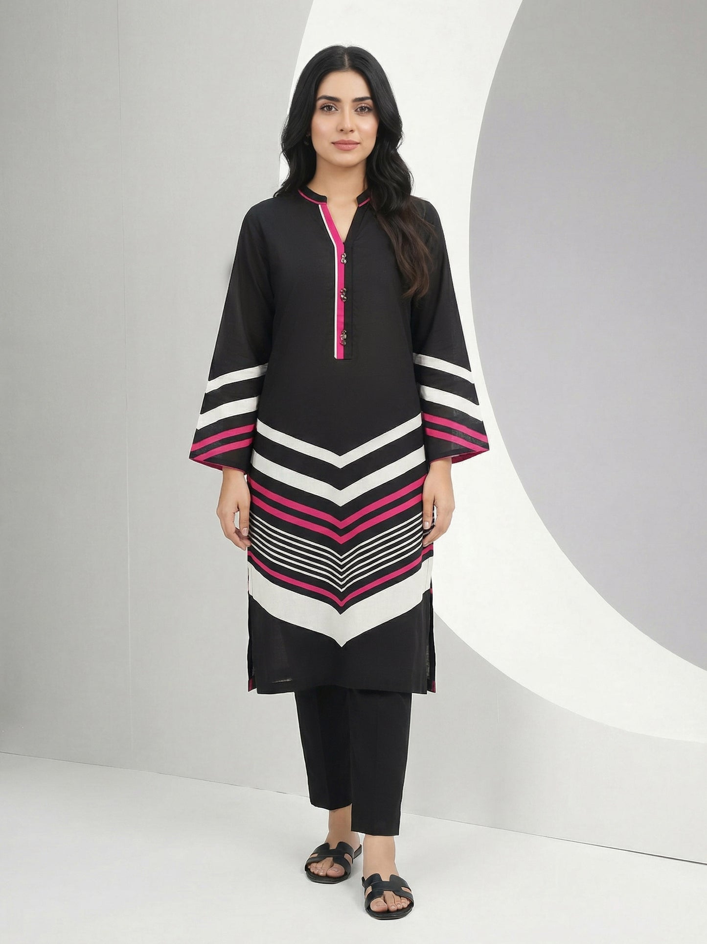 Viscose Lawn Shirt (Pret)