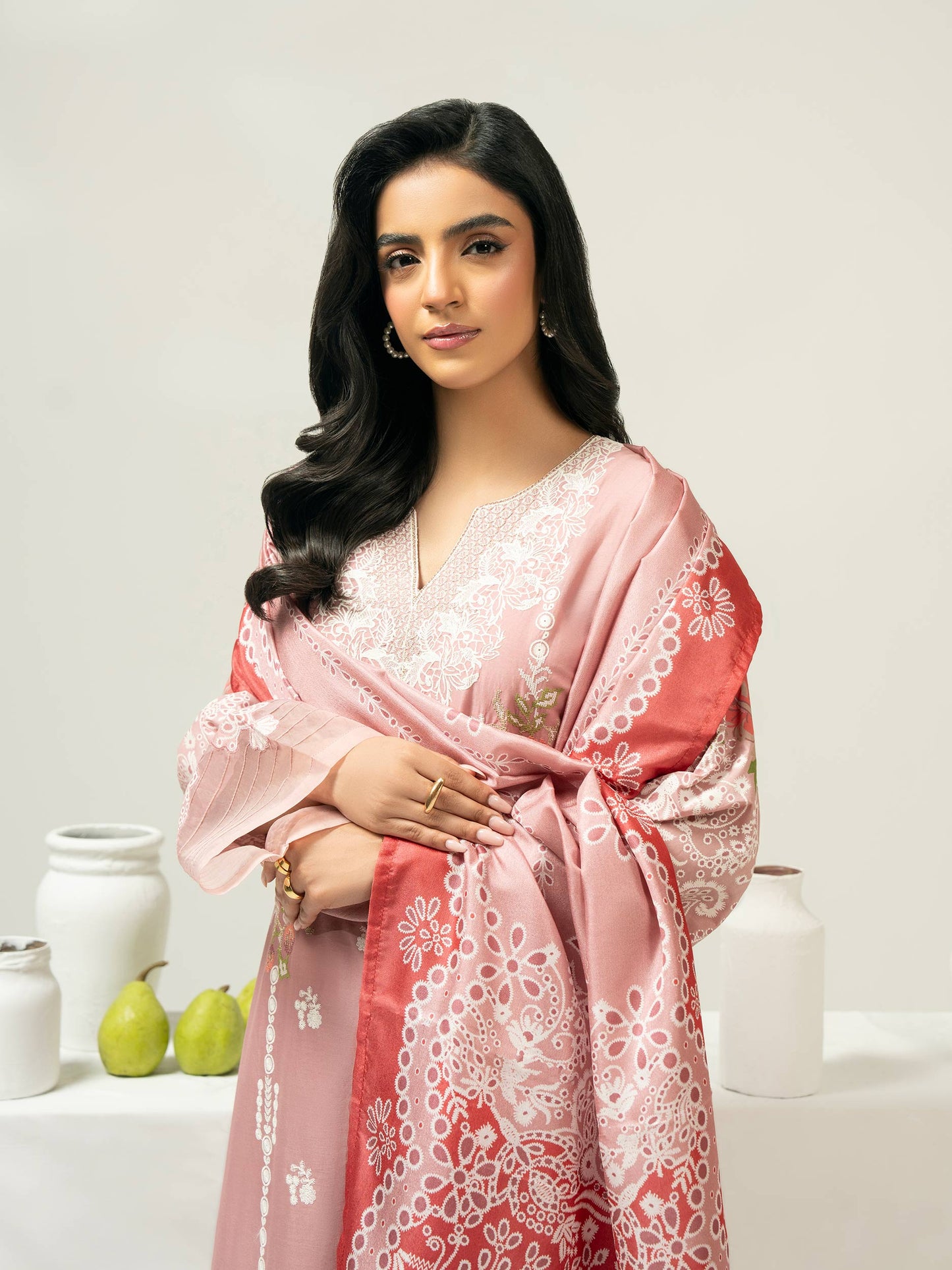 3 Piece Lawn Suit-Embroidered (Pret)