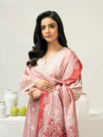 3 Piece Lawn Suit-Embroidered (Pret)