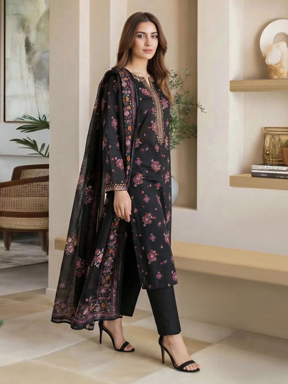 2 Piece Lawn Suit- Embroidered (Pret)
