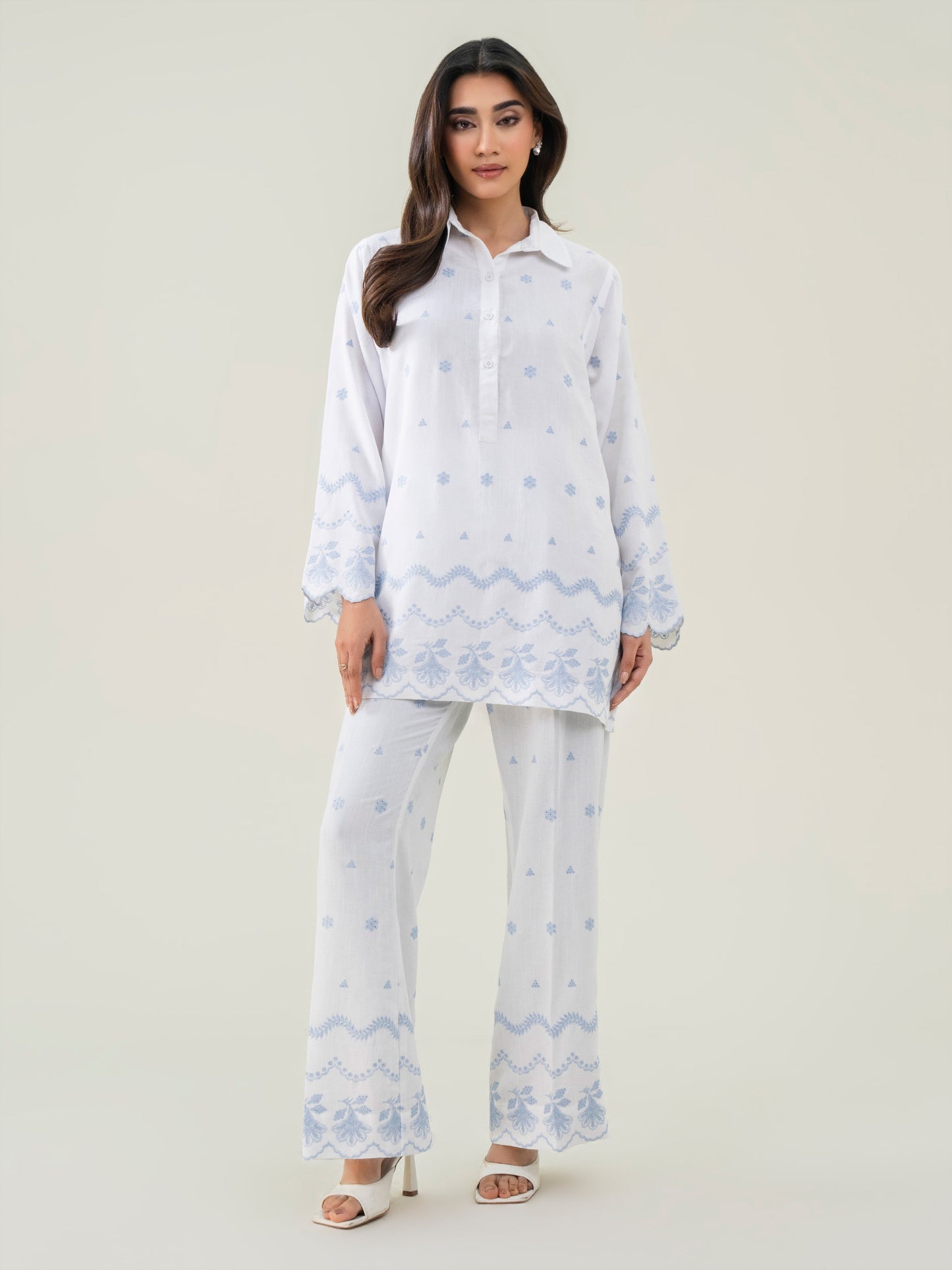 Grip Co-Ord Set-Embroidered (Pret)